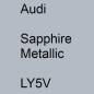 Preview: Audi, Sapphire Metallic, LY5V.